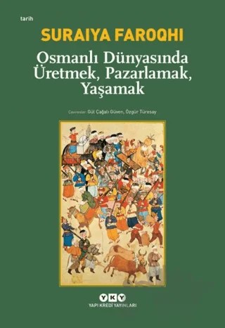 Osmanlı Dünyasında Üretmek, Pazarlamak, Yaşamak – Suraiya Faroqhi – Yapı Kredi Yayınları kitap kapağı