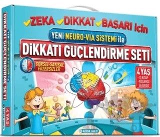Dikkat Güçlendirme Seti Neuro-Via Sistemi (4 Yaş) – Osman Abalı – Adeda Yayınları kitap kapağı