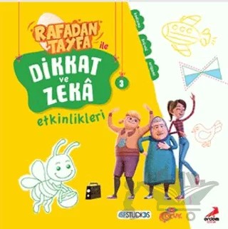 Rafadan Tayfa İle Dİkkat ve Zeka Etkinlikleri 3 – Neslihan Yalçın – Erdem Çocuk kitap kapağı