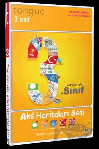 3. Sınıf Tüm Dersler Akıl Haritaları Seti – Kolektif – Tonguç Akademi kitap kapağı