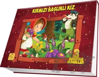 Üç Boyutlu Masallar : Kırmızı Başlıklı Kız – Kolektif – Ren Çocuk kitap kapağı