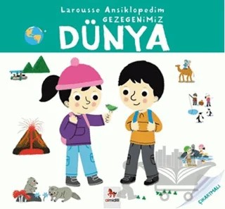 Larousse Ansiklopedim - Gezegenimiz Dünya – Sophie Crepon – Almidilli kitap kapağı