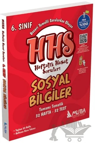 6. Sınıf Sosyal Bilgiler Haftalık Hasat Soruları (HHS) – Kolektif – Muba Yayınları kitap kapağı