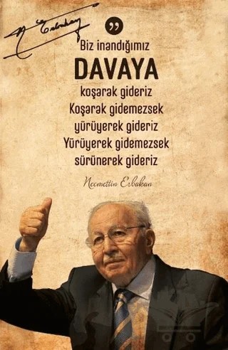 Necmeddin Erbakan Ajandası – Cüheyman Taha Aydın – Dava Adamı Yayınları kitap kapağı