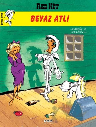 Red Kit 70 - Beyaz Atlı – Goscinny, Morris – Yapı Kredi Yayınları kitap kapağı