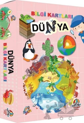 Dünya - Bilgi Kartları – Kolektif – Yağmur Çocuk kitap kapağı