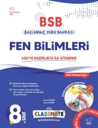 8. Sınıf Classmate Başlangıç Fen Bilimleri Soru Bankası – Kolektif – Okyanus Yayınları kitap kapağı