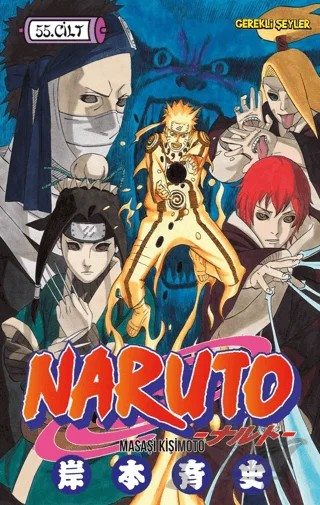 Naruto 55. Cilt – Masaşi Kişimoto – Gerekli Şeyler Yayıncılık kitap kapağı