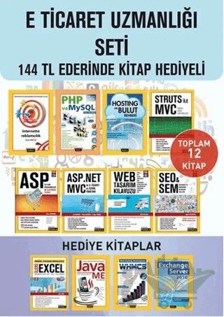 E-Ticaret Uzmanlığı Seti (12 Kitap Takım) – Kolektif – Pusula Yayıncılık kitap kapağı