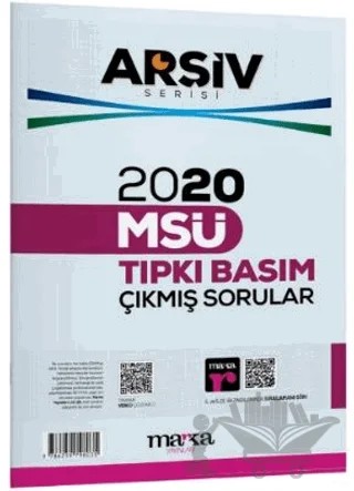 2020 MSÜ Çıkmış Sorular Tamamı Video Çözümlü – Kollektif – Marka Yayınları kitap kapağı