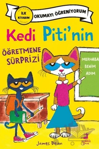 Kedi Piti’nin Öğretmene Sürprizi – James Dean – Olimpos Çocuk kitap kapağı
