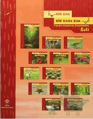 Bir Bak Bir Daha Bak - Yaşam Alanlarını Keşfedelim Seti – David M. Schwartz, Marilyn Marks – TÜBİTAK Yayınları kitap kapağı