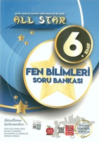 6. Sınıf Fen Bilimleri All Star Soru Bankası – Kolektif – Newton Yayınları kitap kapağı