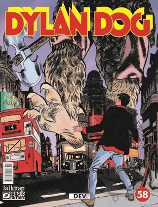 Dylan Dog Sayı 58 - Dev – Tiziano Sclavi – Lal Kitap kitap kapağı