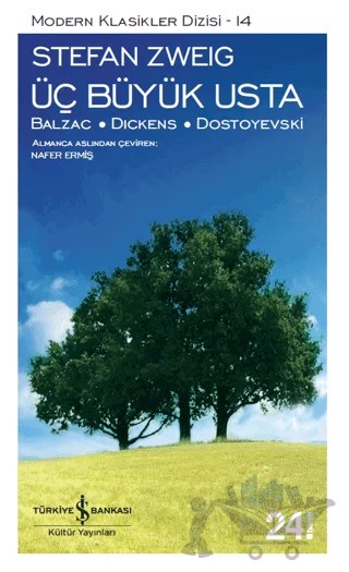 Üç Büyük Usta – Stefan Zweıg – İş Bankası Kültür Yayınları kitap kapağı