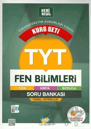 TYT Fen Bilimleri Kurs Seti Soru Bankası – Kolektif – Fdd Yayınları kitap kapağı