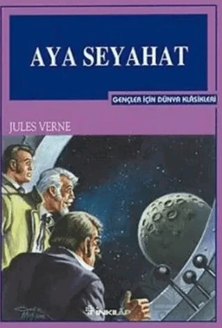 Aya Seyahat – Jules Verne – İnkılap Kitabevi kitap kapağı
