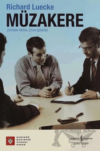 Müzakere – Richard Luecke – İş Bankası Kültür Yayınları kitap kapağı