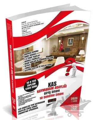 KAS Kaymakam Adaylığı 10 Deneme Sınavı – Kolektif – Savaş Yayınevi kitap kapağı