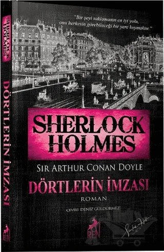 Sherlock Holmes - Dörtlerin İmzası – Sir Arthur Conan Doyle – Ren Kitap kitap kapağı