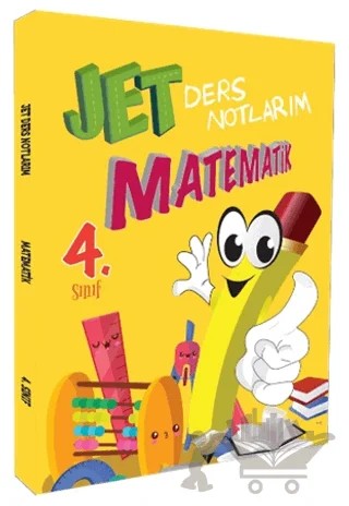4. Sınıf Matematik Ders Notlarım – Kolektif – Jet Yayınevi kitap kapağı
