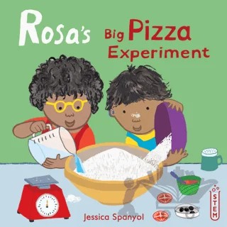 Rosa's Big Pizza Experiment – Jessica Spanyol – Child's Play kitap kapağı