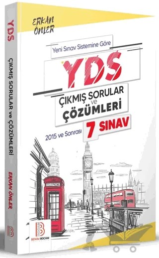 YDS Çıkmış Sorular ve Çözümleri Son 7 Sınav YDS Çıkmış Sorular ve Çözümleri Son 7 Sınav – Erkan Önler – Benim Hocam Yayınları kitap kapağı