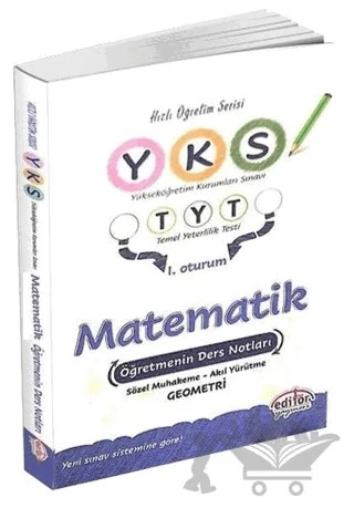 YKS TYT 1.Oturum Matematik Öğretmenin Ders Notları – Kolektif – Editör Yayınevi kitap kapağı