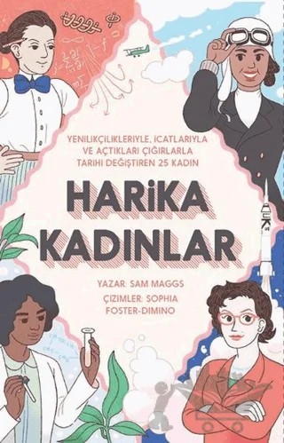 Harika Kadınlar – Sam Maggs – Butik Yayınları kitap kapağı