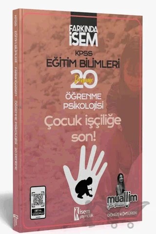 2024 Farkında İsem KPSS Eğitim Bilimleri Öğrenme Psikolojisi 20 Deneme – Dönüş Köysüren – İSEM Yayıncılık kitap kapağı
