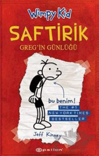 Saftirik Greg’in Günlüğü - 1 – Jeff Kinney – Epsilon Yayınevi kitap kapağı