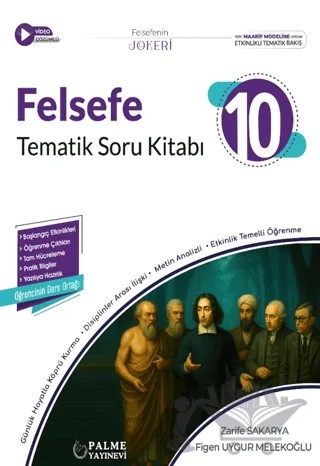 10. Sınıf Joker Felsefe Soru Kitabı – Zarife Sakarya, Figen Uygur Melekoğlu – Palme Yayınları kitap kapağı