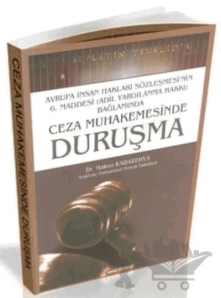 Ceza Muhakemesinde Duruşma – Hakan Karakehya – Savaş Yayınevi kitap kapağı