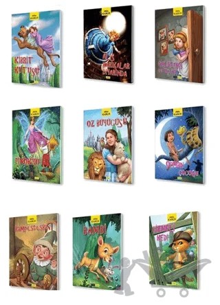 1. Sınıflar İçin Dünya Klasikleri Seti - 10 Kitap Takım2 – Kolektif – Gendaş Çocuk kitap kapağı