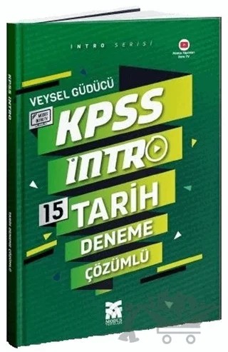 KPSS İntro 15 Tarih Deneme Çözümlü – Veysel Güdücü – Modus Yayınları kitap kapağı