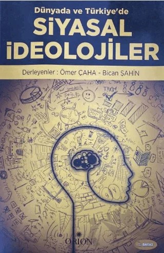 Siyasal İdeolojiler – Bircan Şahin, Ömer Çaha – Orion Kitabevi kitap kapağı