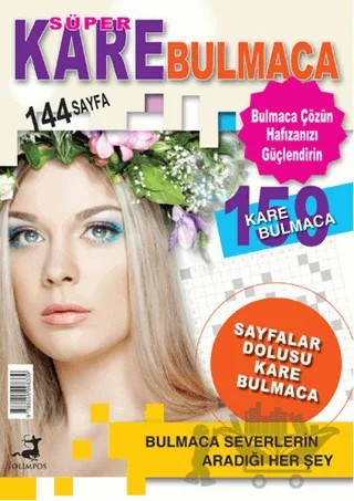 Süper Kare Bulmaca 1 – Kolektif – Olimpos Yayınları kitap kapağı
