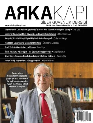 Arka Kapı Siber Güvenlik Dergisi Sayı 5 – Arka Kapı Dergisi kitap kapağı