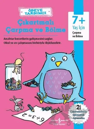 Ödeve Yardımcı Çıkartmalı Çarpma ve Bölme – Hannah Cather – İş Bankası Kültür Yayınları kitap kapağı