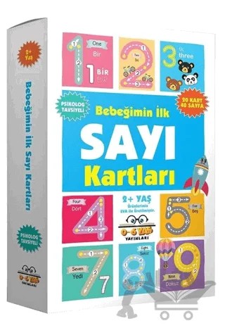 Bebeğimin İlk Sayı Kartları – Kolektif – 0-6 Yaş Yayınları kitap kapağı