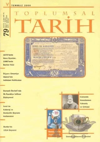 Toplumsal Tarih Dergisi Sayı: 79 – Tarih Vakfı Yurt Yayınları - Toplumsal Tarih Dergisi kitap kapağı