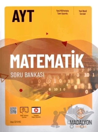 AYT Matematik Soru Bankası – Onur Öztemiz – Madalyon Yayınları kitap kapağı