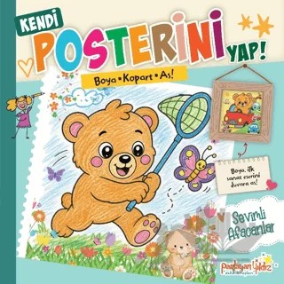 Kendi Posterini Yap! Boya Kopart As! Sevimli Afacanlar – Kolektif – Parlayan Yıldız kitap kapağı