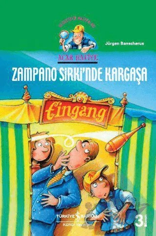 Zampano Sirki’nde Kargaşa – Jürgen Banscherus – İş Bankası Kültür Yayınları kitap kapağı