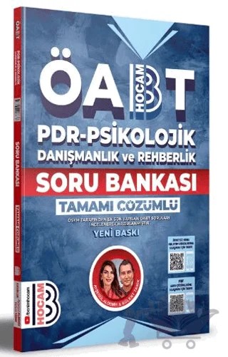ÖABT PDR - Psikolojik Danışmanlık ve Rehberlik Tamamı Çözümlü Soru Bankası – Ayşegül Aldemir, Bülent Tanık – Benim Hocam Yayınları kitap kapağı