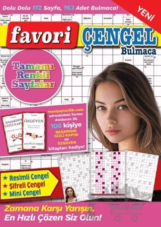 Favori Çengel Bulmaca 20 – Bertan Kodamanoğlu – Maxi Yayıncılık kitap kapağı