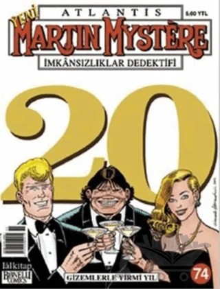 Yeni Martin Mystere Sayı: 74 Gizemlerle Yirmi Yıl – Lal Kitap kitap kapağı