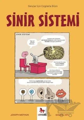 Sinir Sistemi - Gençler İçin Çizgilerle Bilim – Joseph Midthun – Almidilli kitap kapağı