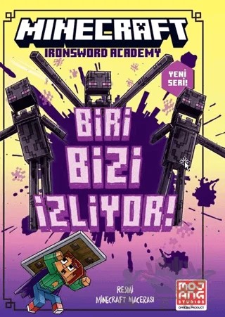 Minecraft - Biri Bizi İzliyor! – Alan Batson, Chris Hill, Caleb Zane Huett – XLIBRIS kitap kapağı