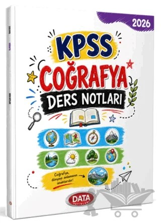2026 KPSS Coğrafya Ders Notları – Kolektif – Data Yayınları kitap kapağı